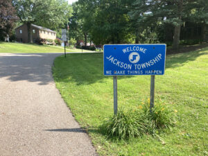 Welcome to Jackson Township sign